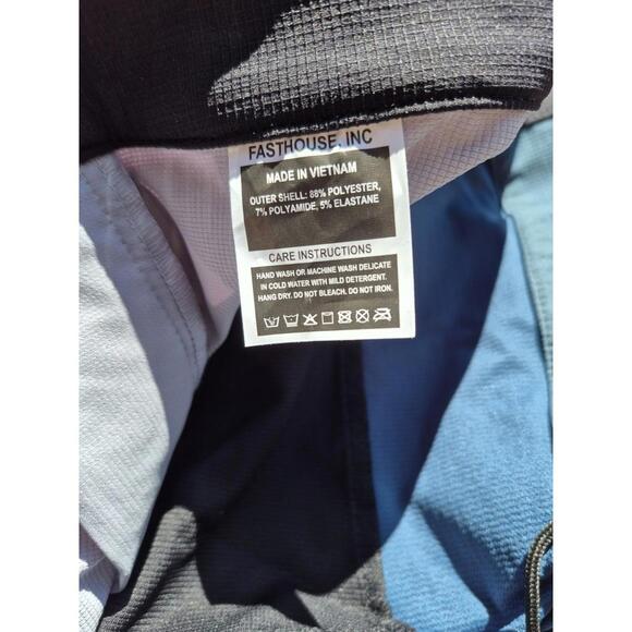 Fasthouse Crossline 2.0 Mountain Bike Shorts Silver Black Size 38 New $100 MSRP - Picture 7 of 9